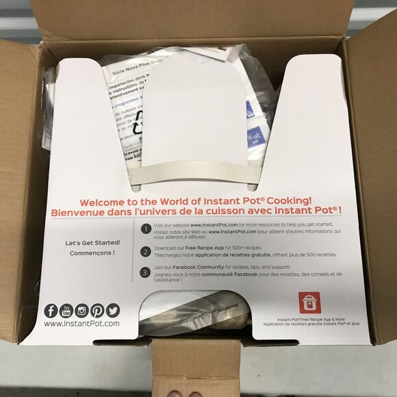 Instant Pot Nova Plus 9-in-1 Multi-Use Programmable Pressure Cooker 6 Quart Brus - Picture 3 of 7